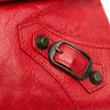 Balenciaga Lambskin Motocross Classic Envelope Clutch Secondhand