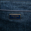Prada Denim Canapa Logo Tote Secondhand