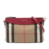 Burberry Mega Check Canvas Derby Peyton Crossbody Secondhand