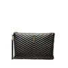 Saint Laurent Chevron Calfskin Cassandre Document Holder Secondhand