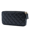 Chanel Quilted Aged Calfskin Lucky Charms Reissue 2.55 Double Zip Clutch With Chain Secondhand