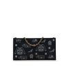Chanel Canvas Symbols Chain Pochette Secondhand