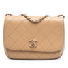 Chanel Small Stitched Calfskin Covered CC Flap Secondhand