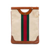 Gucci Canvas Web Satchel Secondhand