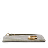 Chloé Croc Embossed Leather C Flat Clutch Secondhand