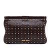 Secondhand Miu Miu Leather Studded Frame Clutch