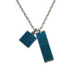 Secondhand Louis Vuitton Palladium Plated Damier Colors Pendant Necklace