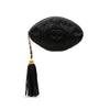 Chanel CC Quilted Satin Tassel Clutch Secondhand
