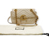 Secondhand Gucci Marmont White Small Shoulder Bag 