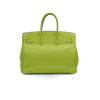 Secondhand Hermès Birkin 35 Vert Anis Togo Leather Bag