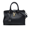 Saint Laurent Medium Leather Classic Y Cabas Satchel Secondhand