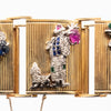 Secondhand Extraordinary French Gold Bracelet with Gem-Set Panels - '40s