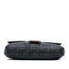 Fendi Large Zucca Embossed Leather Baguette Satchel Secondhand