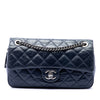 Chanel Medium Quilted Glazed Calfskin Duo Color Flap Secondhand