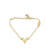 Louis Vuitton Gold Plated Essential V Bracelet Secondhand