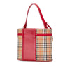 Burberry Haymarket Check Canvas Vanity Bag Secondhand