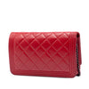 Chanel Quilted Lambskin Boy Wallet On Chain Secondhand