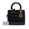 Dior Medium Patent Cannage Lady Dior Secondhand