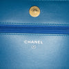 Secondhand Chanel Chevron Aged Metallic Calfskin Gabrielle Wallet On Chain