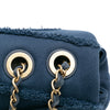 Chanel Jumbo Chevron Denim Fringe Coco Flap Secondhand