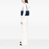 Chanel Jumbo Chevron Denim Fringe Coco Flap Secondhand