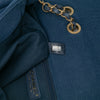 Chanel Jumbo Chevron Denim Fringe Coco Flap Secondhand