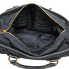 Prada Saffiano Trimmed Tessuto Satchel Secondhand