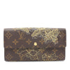 Louis Vuitton Monogram Dentelle Sarah Long Wallet Secondhand