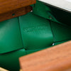 Bottega Veneta Lambskin Maxi Intrecciato The Snap Clutch Secondhand