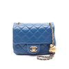 Chanel Mini Square Classic Lambskin Pearl Crush Single Flap Secondhand