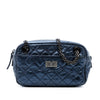 Chanel Small Metallic Quilted Aged Calfskin Reissue Camera Bag Secondhand