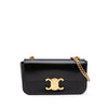 Celine Shiny Calfskin Claude Chain Shoulder Bag Secondhand