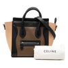 Celine Nano Tricolor Leather Luggage Tote Secondhand