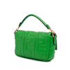Fendi Mini Zucca Embossed Leather Baguette Satchel Secondhand