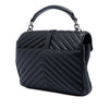 Saint Laurent Medium Chevron Sheepskin Monogram College Satchel Secondhand