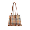 Secondhand Burberry Haymarket Check Canvas Tote