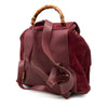 Gucci Large Suede Bamboo Drawstring Backpack Secondhand