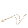Chanel CC Gold Plated Enamel Heart Pendant Necklace Secondhand