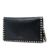 Valentino Leather Rockstud Flap Clutch Secondhand