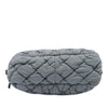 Chanel Quilted Striped Nylon Bubble Shoulder Bag Secondhand