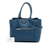 Prada Vitello Daino Front Pocket Open Convertible Tote Secondhand