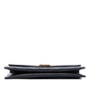 Saint Laurent Lambskin Chevron Monogram Clutch Secondhand