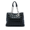 Dior Large Patent Cannage Lady Dior Soft Shopping Tote Secondhand