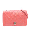 Chanel Crumpled Calfskin Bi Quilted Vintage Full Flap Secondhand