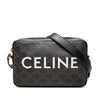 Celine Medium Triomphe Coated Canvas Logo Crossbody Secondhand