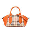 Burberry Small Haymarket Check Coated Canvas Blaze Satchel Secondhand