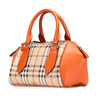 Burberry Small Haymarket Check Coated Canvas Blaze Satchel Secondhand
