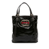 Gucci Patent Dialux Britt Web Tote Secondhand