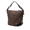 Bottega Veneta Metallic Nappa Intrecciato Belted Loop Handbag Secondhand