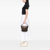Bottega Veneta Metallic Nappa Intrecciato Belted Loop Handbag Secondhand